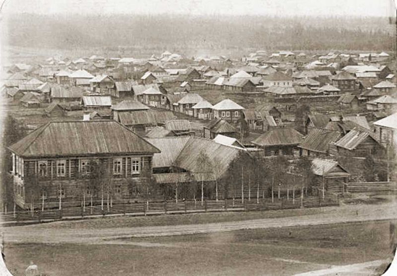 Кувинский завод.1889г. С пруда