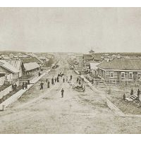 Билимбаевская - главная улица села Кува. 1927 г.
